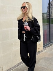 Gym + Coffee Black Horizon Layer Up Snap Jacket - Image 2 of 9