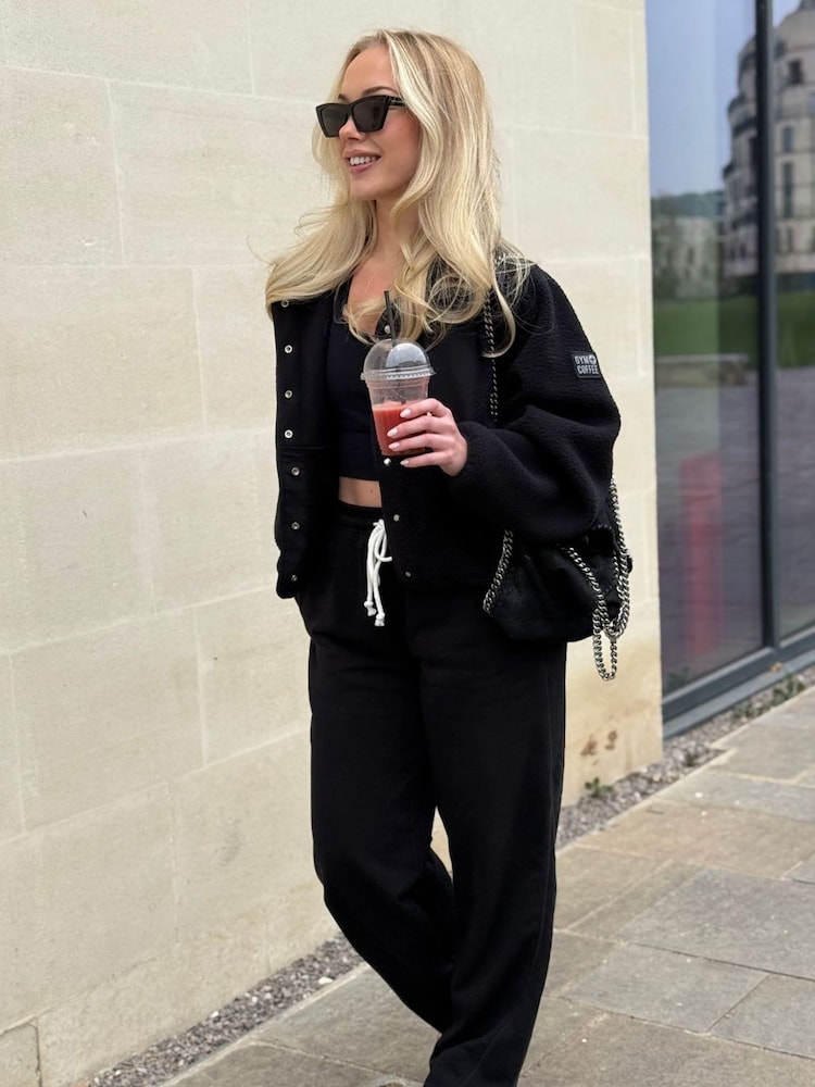 Gym + Coffee Black Horizon Layer Up Snap Jacket - Image 2 of 9