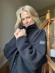 Gym + Coffee Black Horizon Layer Up Snap Jacket - Image 3 of 9