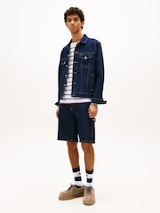 Tommy Jeans Blue Ryan Regular Denim Trucker Jacket - Image 2 of 5