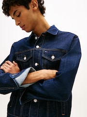 Tommy Jeans Blue Ryan Regular Denim Trucker Jacket - Image 4 of 5