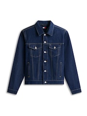 Tommy Jeans Blue Ryan Regular Denim Trucker Jacket - Image 5 of 5