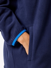 Gym + Coffee Navy Half Zip Polar Fleece - Image 5 of 5