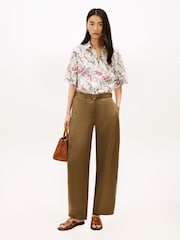 Balts - Tommy Hilfiger Relaxed Fit Pure Linen Short Sleeve Shirt - Attēls 3 no 5