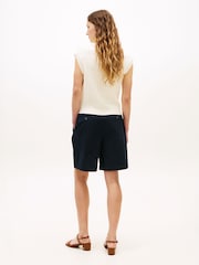 Tommy Hilfiger Blue Washed Regular Chino Shorts - Image 3 of 5