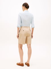 Tommy Hilfiger Brown Washed Regular Chino Shorts - Image 2 of 4
