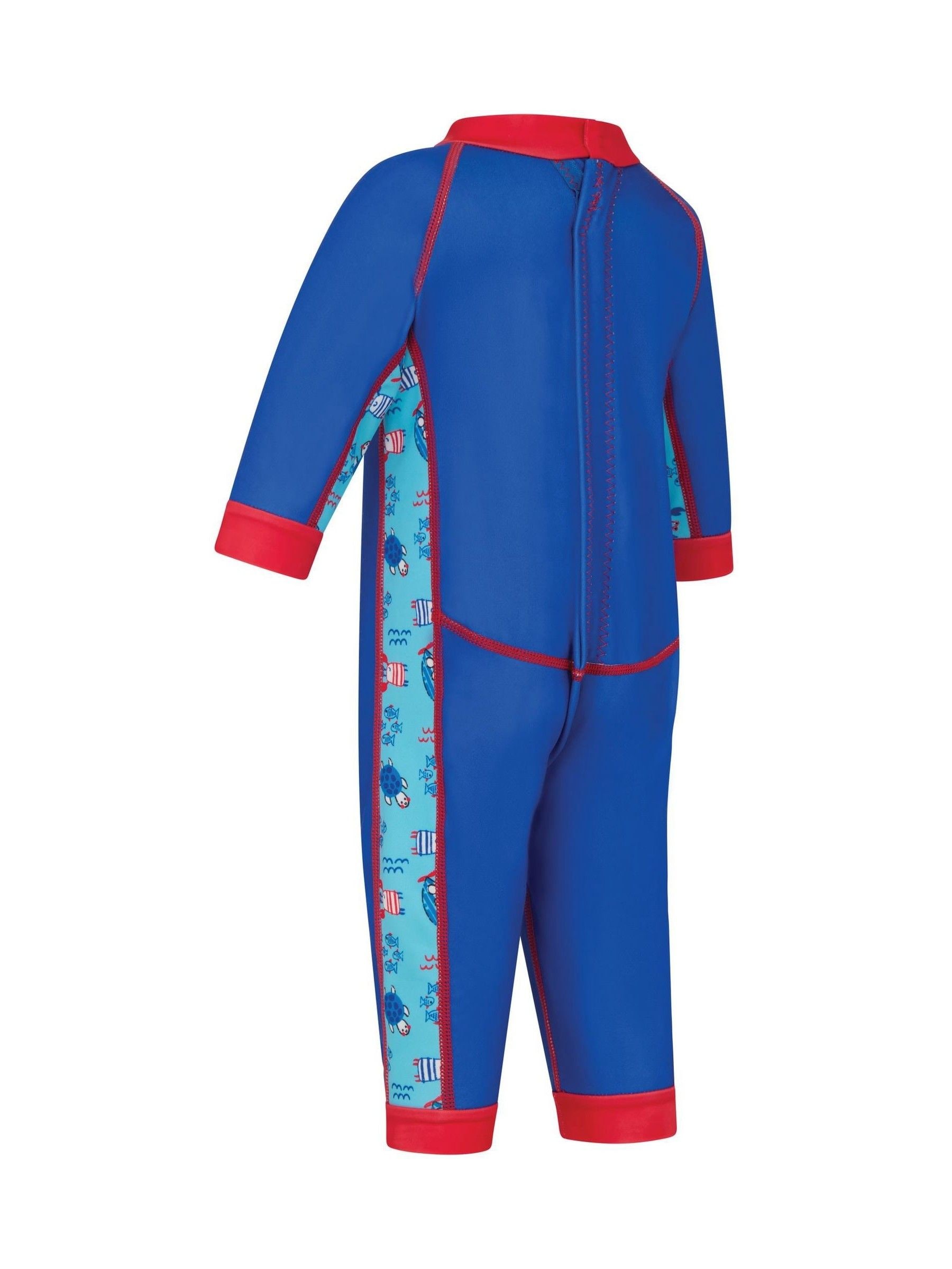 Buy Zoggs Blue Fleece Lined Baby Jumpsuit from Next USA