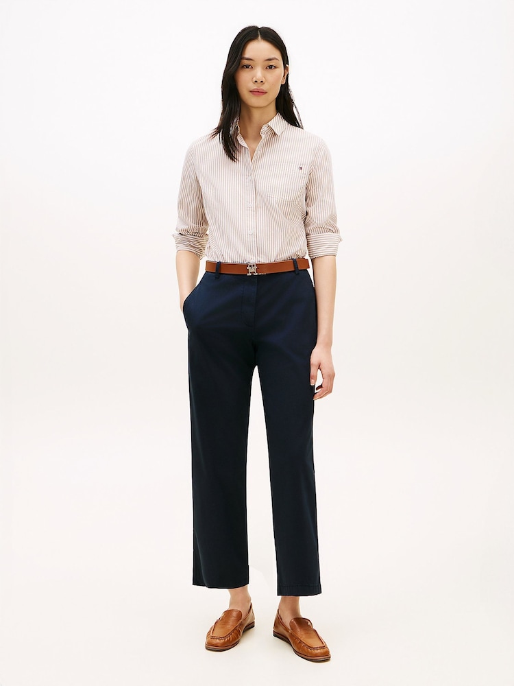 Tommy Hilfiger Gewaschene Slim-Straight Chinohosen mit geradem Bein - Bild 1 von 5