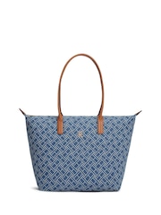 Tommy Hilfiger Blue Flag Denim Tote Bag - Image 1 of 5