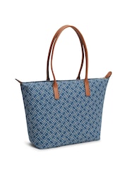 Tommy Hilfiger Blue Flag Denim Tote Bag - Image 5 of 5