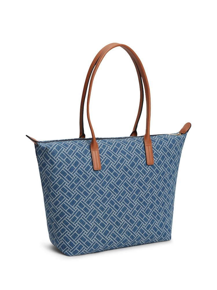 Tommy Hilfiger Blue Flag Denim Tote Bag - Image 5 of 5 Tommy Hilfiger Blue Flag Denim Tote Bag - Image 5 of 5