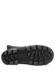 Pavers Black Wide Fit Rugged Water Resistant Wellies - Image 5 of 5