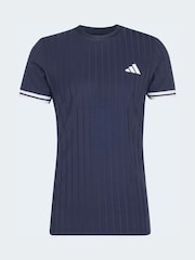 adidas Blue Freelift Tennis Polo Shirt - Image 7 of 7