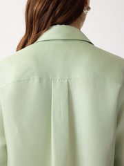 Jigsaw Green Silk Twill Shirt - Image 5 of 6
