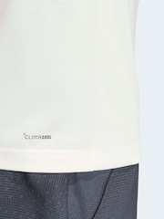 adidas White Heritage Tennis Graphic T-Shirt - Image 4 of 6