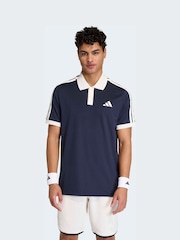 藍色 - adidas Heritage Tennis Polo Shirt - 圖片 1/6