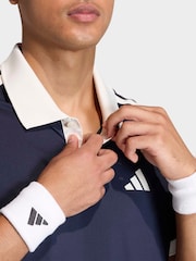 藍色 - adidas Heritage Tennis Polo Shirt - 圖片 4/6