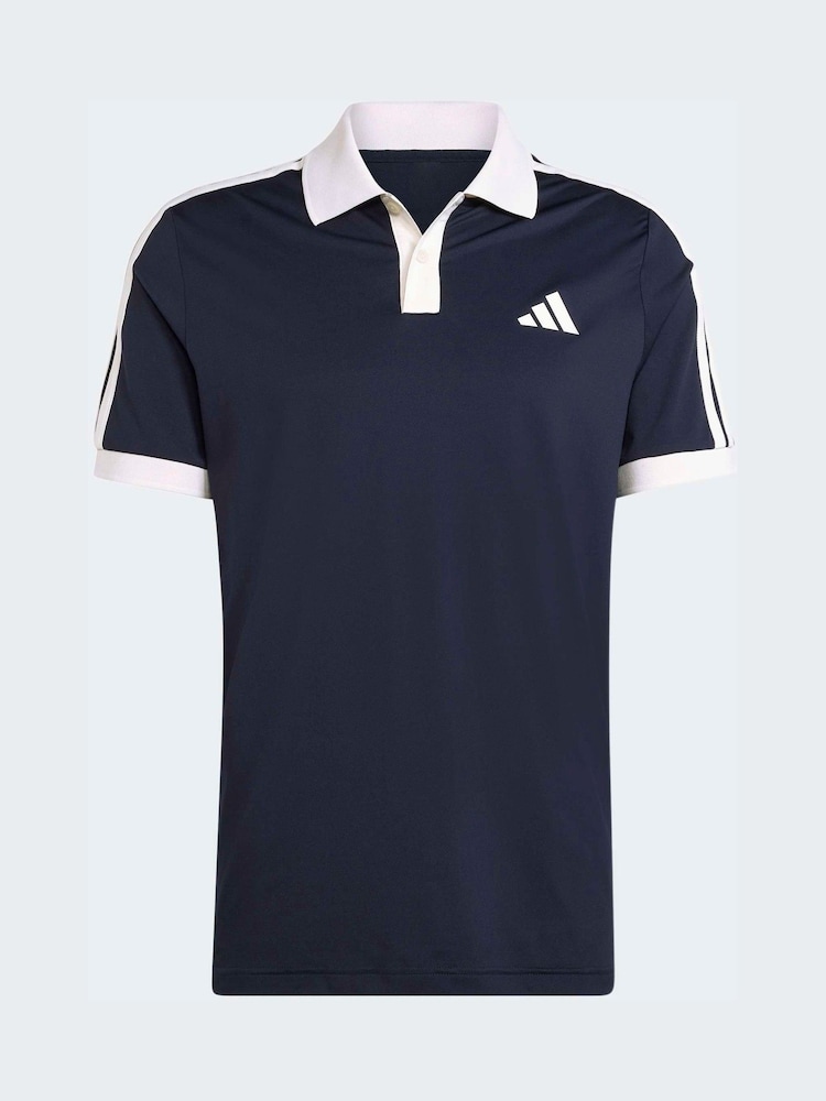 藍色 - adidas Heritage Tennis Polo Shirt - 圖片 6/6