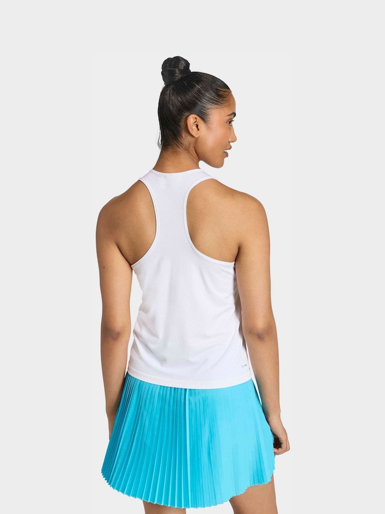 adidas White Club Tennis Vest - Image 2 of 6