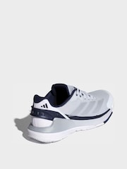 adidas White Crazyquick Padel Shoes - Image 9 of 10