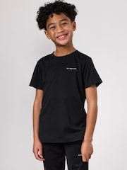 Gym King Black Core Plus Panel T-Shirt - Image 1 of 4