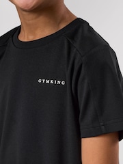 Gym King Black Core Plus Panel T-Shirt - Image 4 of 4