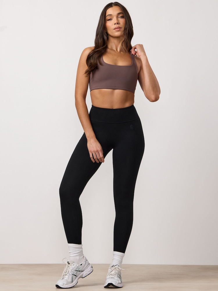 Gym King Black Peach Luxe Redefined Leggings - Image 1 of 4 Gym King Black Peach Luxe Redefined Leggings - Image 1 of 4