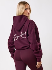 Gym King Red Script Mindset Hoodie - Image 4 of 4