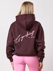 Gym King Brown Script Mindset Hoodie - Image 5 of 7