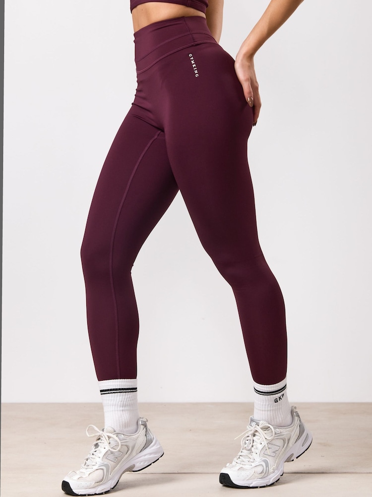 Gym King Red Knockout Leggings - Image 3 of 3