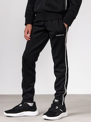 Gym King Black Core Piped Tapered Leg Joggers - Image 1 of 4