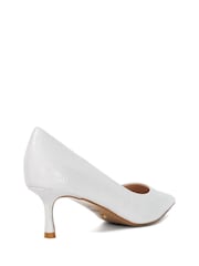 Dune London White Achievable Court Shoes - Image 3 of 5