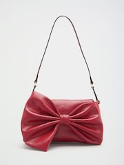 Lipsy Red Bow Shoulder Bag - Image 5 of 8