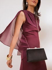 Friends Like These Black Frame Clutch Bag - Image 2 of 4