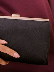 Friends Like These Black Frame Clutch Bag - Image 3 of 4