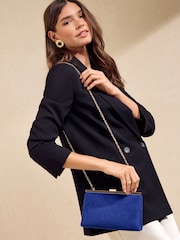 Friends Like These Cobalt Blue Frame Clutch Bag - Image 2 of 3