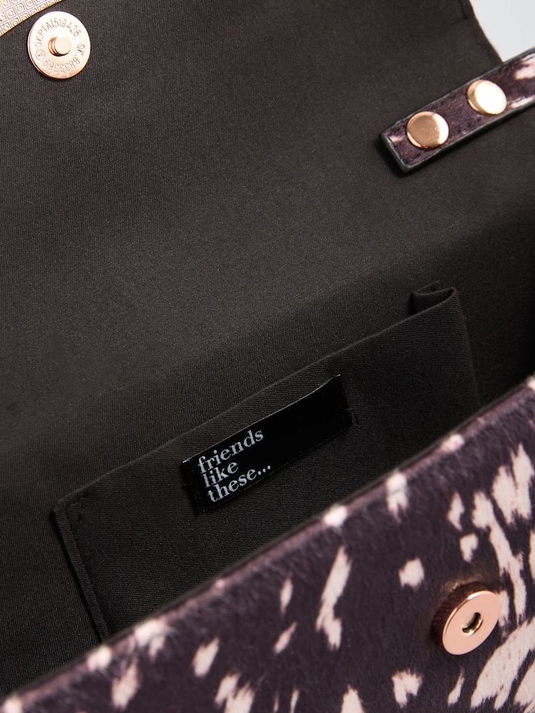 Friends Like These Mono Animal Print Structured Multi-Way Cross-Body Bag - Image 7 of 7