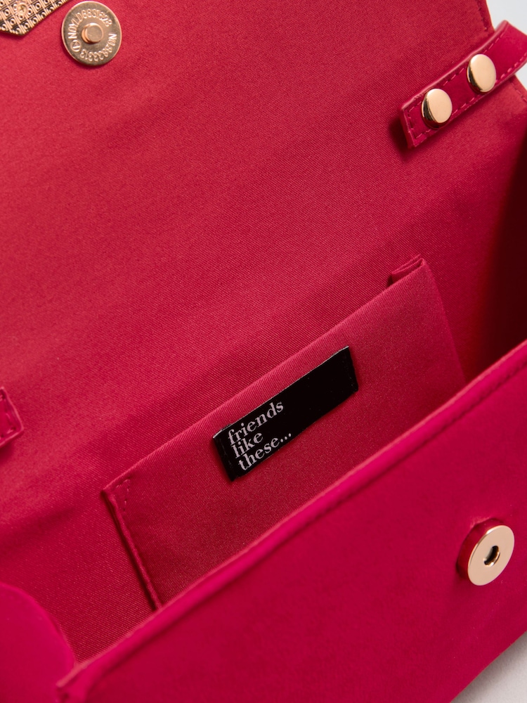 Friends Like These Red Structured Multi-Way Cross-Body Bag - Image 8 of 8