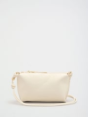 Friends Like These Cream Boxy Weave Crossbody Bag - Image 4 of 9