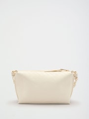 Friends Like These Cream Boxy Weave Crossbody Bag - Image 5 of 9