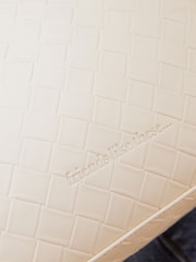 Friends Like These Cream Boxy Weave Crossbody Bag - Image 6 of 9