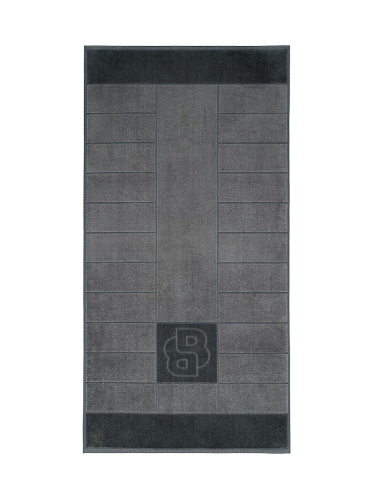 BOSS Home Charcoal Double B Towel - Image 2 of 6 BOSS Home Charcoal Double B Towel - Image 2 of 6