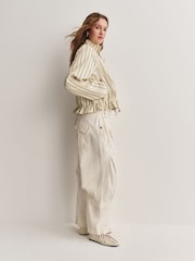 Free People Devon Balloon Stripped Jacket - Bild 4 von 4