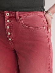 Free People Pink Nia Boyfriend Jeans - Image 7 of 8