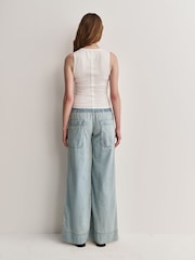 Free People White Jamie Henley Tank Top - Image 4 of 5