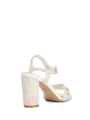 Dune London Pink Mention Heeled Sandals - Image 3 of 5