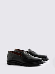 MOSS Black Camden Chunky Loafers - Image 1 of 4