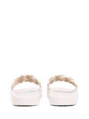 Tommy Hilfiger Natural Braided Pool Slides - Image 5 of 5