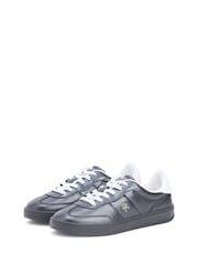 Tommy Hilfiger Black Monogram Leather Trainers - Image 3 of 6