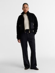 Barbour International Black Gea Fleece Jacket - Image 2 of 5